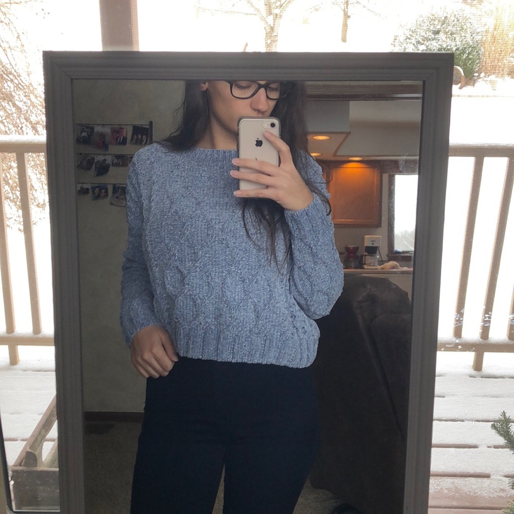 Baby blue sweater